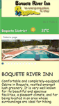 Mobile Screenshot of boqueteriverinn.com